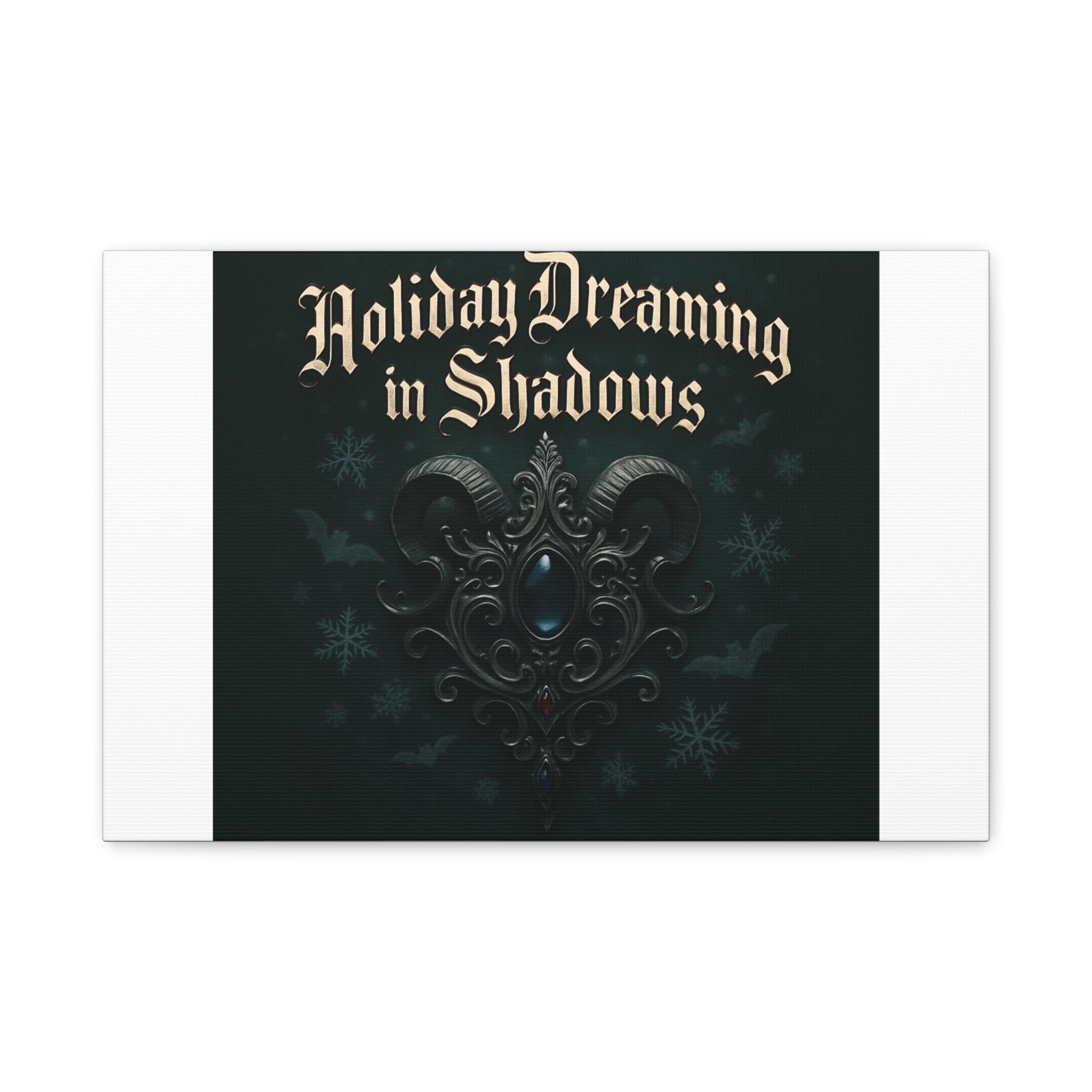 Holiday Dreaming in Shadows Canvas Art