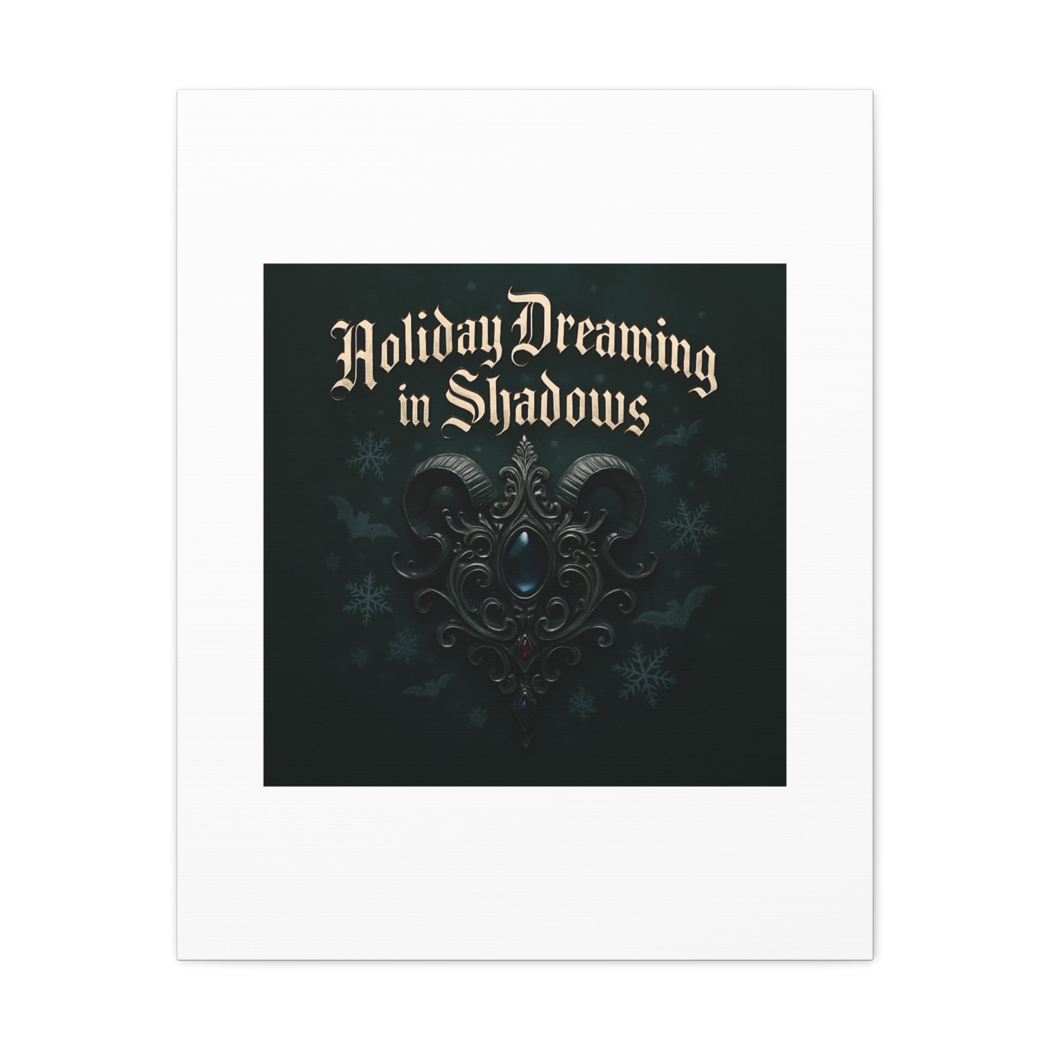 Holiday Dreaming in Shadows Canvas Art